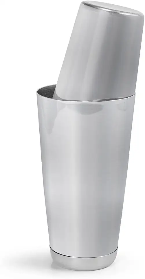 Gourmet Mix Coqueteleira Profissional 2 Peças Aço Inox copo maior 600 ml Copo menor 500 ml Alta Durabilidade Ideal para Drinks e Coquetéis Premium