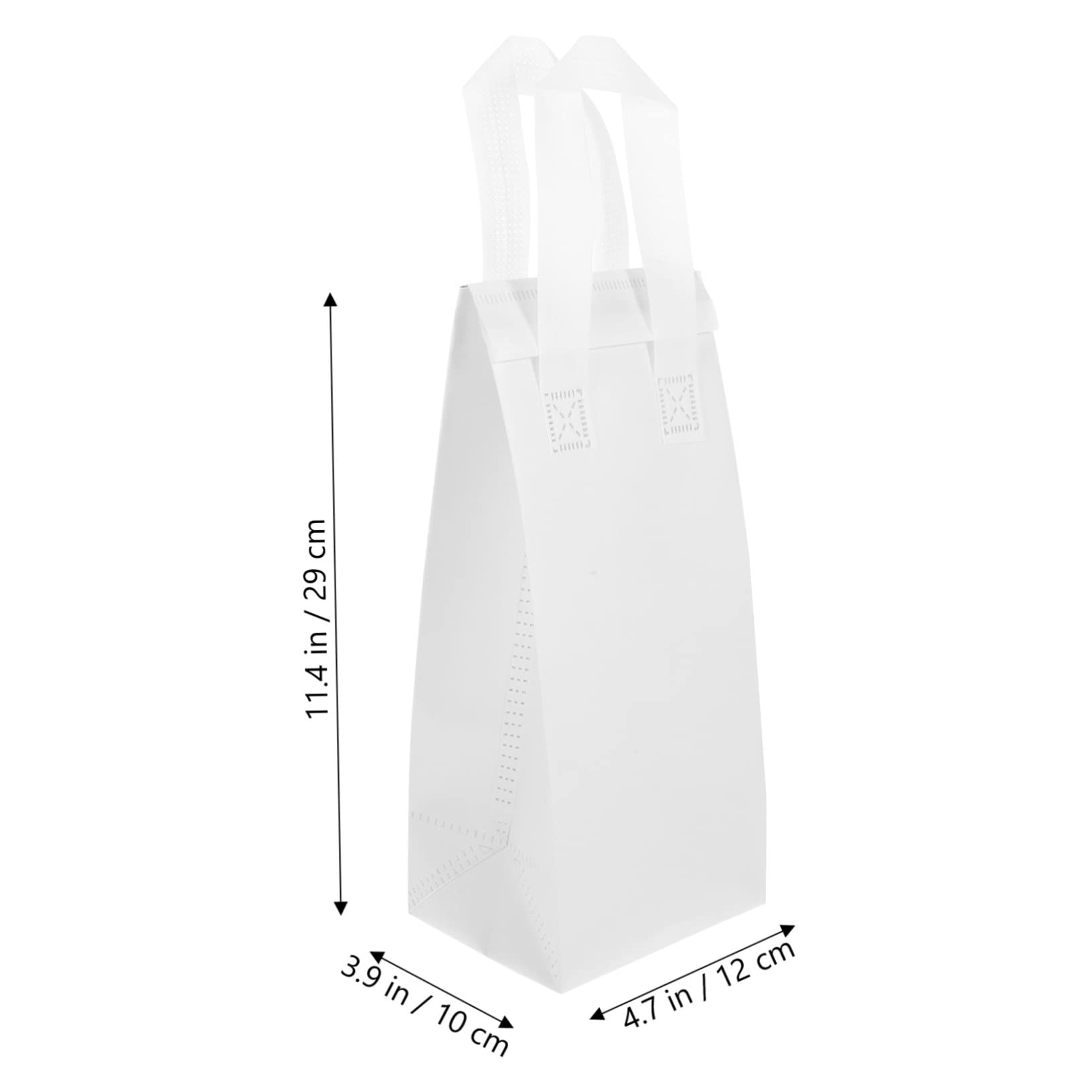 Alipis 10Pcs Insulated Drink Carrier Bag Lightweight Takeaway Food Package Milk Tea Tote for Cafes Ktvs and Events Single Cup