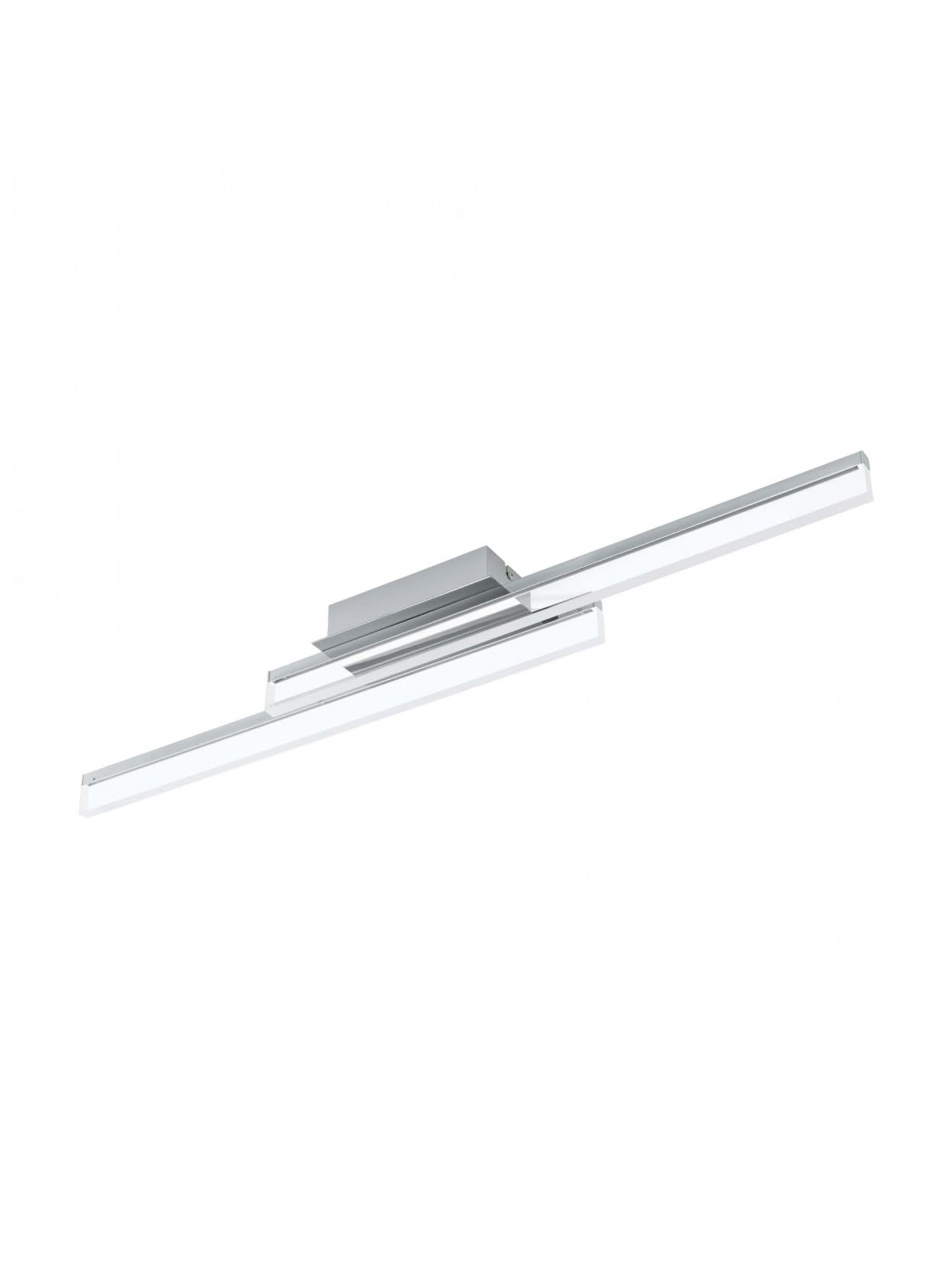 Plafonnier LED design chromé GL0613 Generico salon moderne - 3