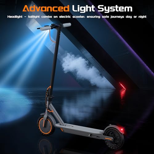 NAVIC Electric Scooter with Dual Suspension, 8.5”/10″
