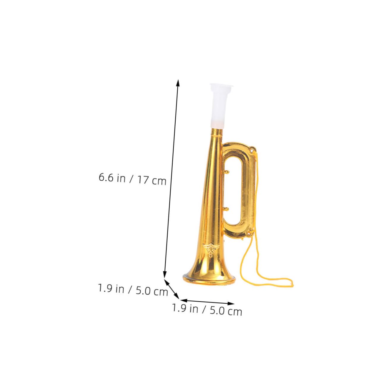 Kisangel Funny Plastic Trumpet Toy Kids Trumpet Ideal Christmas or Birthday Present