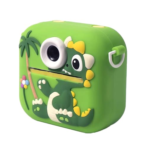 Appareil photo enfant dinosaure avec imprimante instantanée 1080p et vidéo