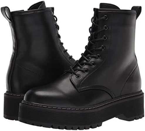 Steve Madden womens Bettyy Combat Boot, Black, 8 US | Image 6