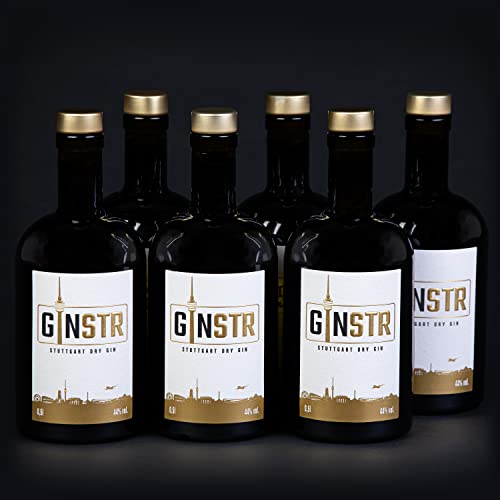 Sechs Flaschen GINSTR Stuttgart Dry Gin (6 x 0,5l) » BeerBrands.de