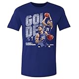 500 LEVEL Steph Curry Shirt (Cotton, X-Large, Royal Blue) - Steph Curry & Klay Thompson Golden State Duo WHT