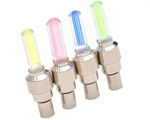 <b>New and Improved!<b></b> Set of Four Golf Cart Lights for Camp Ground Fun with The Coolest Golf Cart Accessory! Light Kit Includes One Each: Red, Blue,Yellow,Green</b>