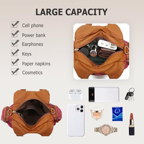 Bolso tote de moda para mujer en cuero sintético PU miniatura 5