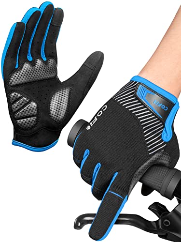 Guanti Lunghi MTB Giyo Touch Screen – Gel Anti-vibrazione Per Bici, Equitazione, Corsa, Unisex