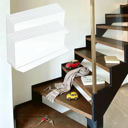 Bloqueador Juguetes Sofa Paquete de 16 Topes Basculantes para Escalones Abiertos, Topes Transparentes para Sofás, Barreras Adhesivas para Juguetes 6, 8, 15, 20, 25, 30 cm(120x30 cm (47x11.8 in))