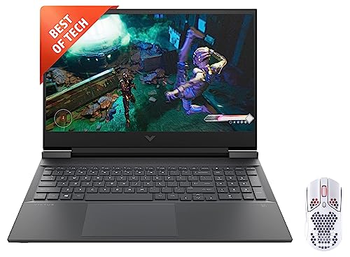 Image of HP Victus Gaming AMD Ryzen 5-5600H Processor 16.1 inch(40.9 cm) FHD Gaming Laptop & HyperX Pulsefire Haste USB, 16000 DPI, 6 Programmable Buttons Gaming Mouse