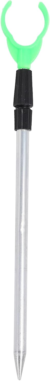 Fishing Rod Holder, Expandable Aluminum Portable with Ground Nails, Fish Pole Holder for Bank River Fishing(50CM)