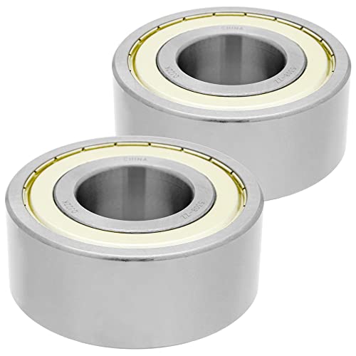 [2-Pack] 5308-ZZ - Double Row Angular Contact Ball Bearing 1.574 in x 3.543 in x 1.437 in (ID x OD x W) | 40 mm x 90 mm x 36.5 mm (ID x OD x W) with Double Metal Shield