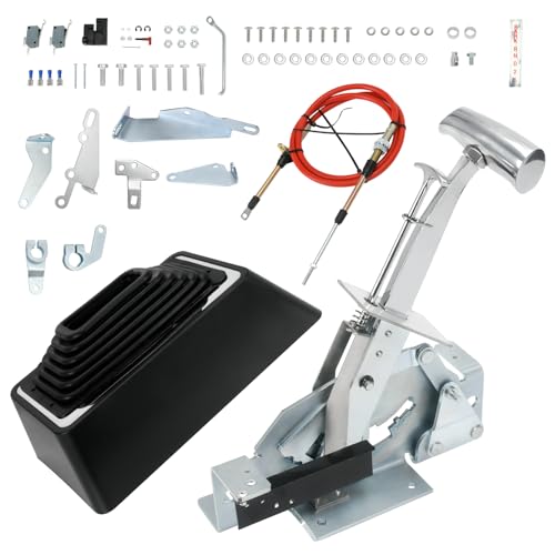 80675 Automatic Shifter Assembly StarShifter 3 & 4 Speed Ratchet Shifter Universal Automatic Transmission Shifter for GM TH400 TH350 TH250 TH200 Ford C4 C6