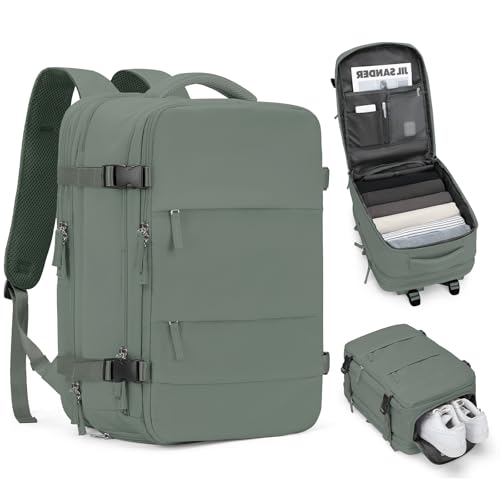 Image of Extra Backpack For Traveling On Airplane Travel Backpack For Women Men Airline Approved Carry On Bags For Airplanes Gym Bag With Shoe Compartment Waterproof Laptop Backpack Camping Hiking Backpack