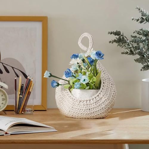 Cesta colgante de macramé artesanal: llena de calidez, vida y orden natural tu cocina 6