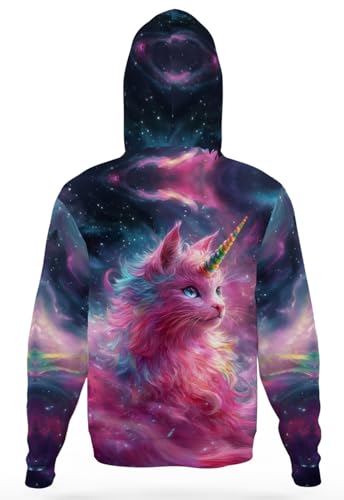 3D Print Hoodies for Teen Boys Girls Kids Graphic Printed Sweatshirt Pullover with Pocket4