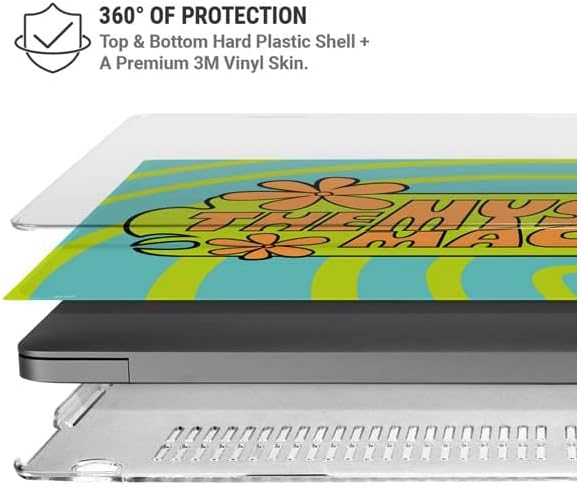 Skinit Case + Skin Compatible with MacBook Pro 14in (2021) - Officially Licensed Warner Bros The Mystery Machine Design