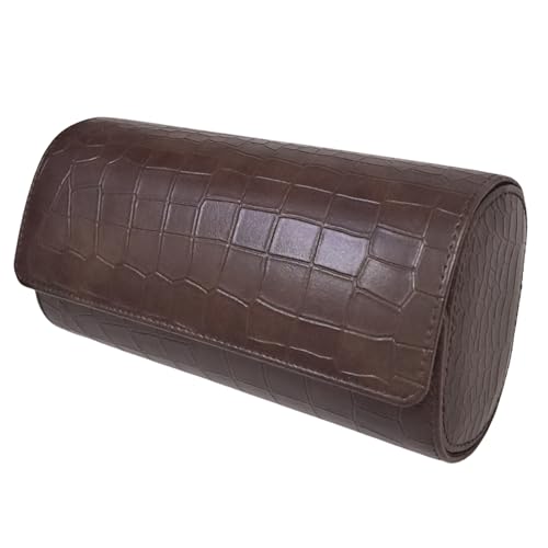 Image of THE CASE PU Leather Premium Smart Watch Case for Men & Women For 3 Slots Watch Roll Organizer