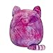 Squishmallows Original 14in Caeli The Pink Tie-Dyed Cat Holding Birthday Cupcake – Official Jazwares Plush (Large)