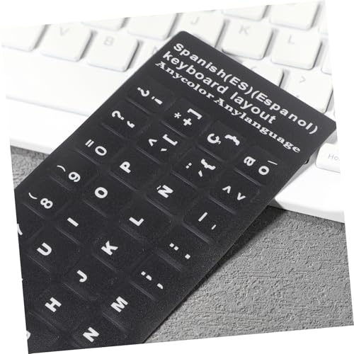 Pegatinas para teclado español mate protector impermeable para teclas de ordenador portátil 2