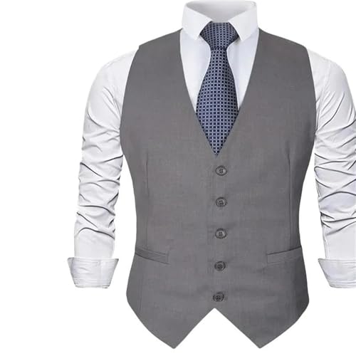Men's Regular Fit Tuxedo Wrinkle-Resistant Waistcoat – Business & Wedding Vest2