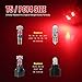 DODOFUN High Bright Red T5 37 74 PC74 PC37 LED Bulb with Twist Lock Socket for Dashboard Instrument Panel Gauge Cluster Light and Map Vanity Mirror Glove Box Indicator Light