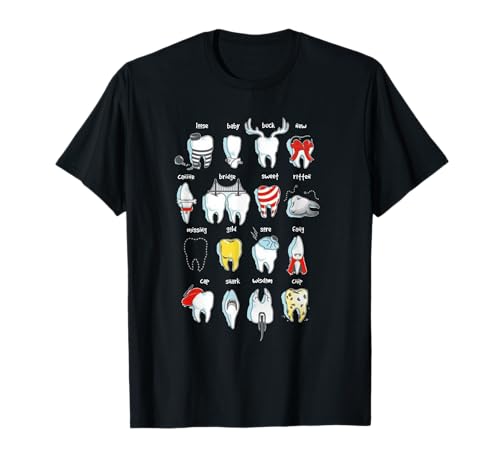 Design amusant de dents dentiste T-Shirt