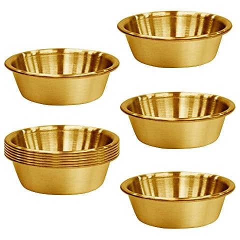 10 Platos de Salsa de Acero Inoxidable Thatyro Cover