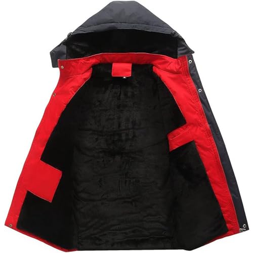 ARBOVE Jaqueta masculina de perfuração HH Jaquetas de inverno com estampa esportiva e lazer casaco a