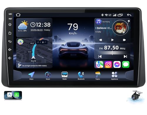 [8core 4+64G] Car Radio for Dodge Grand Caravan 2011-2020: Upgrade 1280 * 800 HD Touch Screen Stereo with Bluetooth5.0 FM/AM/EQ GPS 1080P Backup Camera CarPlay Android Auto