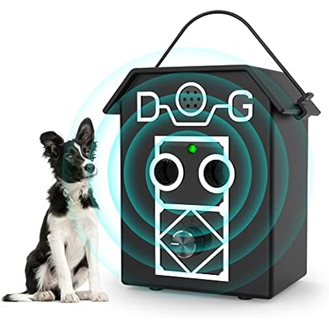 Anti Barking Device, 55Ft Auto Dog Barking Deterrent Devices, 3 Sensitivities Stop Dog Barking Device, Ultrasonic Anti Dog Barking Pet Gentle Anti Barking Device for Small Large Dogs Indoor Outdoor Cover