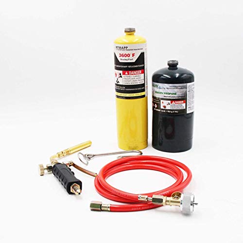 MAPP - Antorcha de soldadura de propano con manguera de 1,6 m
