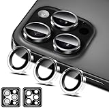 【Compatibilité】: Spécialement conçu pour iPhone 16 Pro / iPhone 16 Pro Max Caméra. Protégez parfaitement votre caméra arrière des rayures.