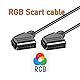 BolAAzuL Scart Kabel RGB True 21-Pin 5 Meter, Composite RGB für Fernseher, Recorder, DVD-Player, Videorecorder, STB