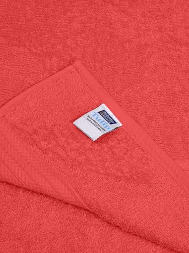 Image of Bombay Dyeing Towel 100% Cotton Tulip Bath Turkish Towel | 450 GSM, Super Soft & Ultra Absorbent | 75cm x 150cm | Hand Washable & Machine Washable (Red)