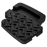 NULYLU 1 Pair Rubber Car Brake and Accelerator Pedal Covers Protective Pads for Clutch Foot Pedals,
