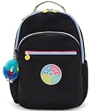 Kipling Seoul - Mochila para laptop de 15 pulgadas para mujer, funda protectora integrada