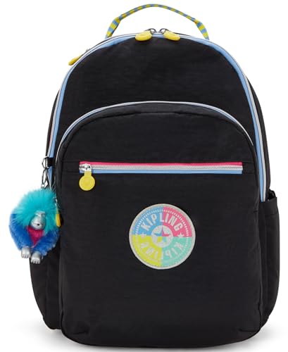 Kipling Mochila feminina Seul para laptop de 15 polegadas, durável, espaçosa com alças de ombro acolchoadas, manga protetora embutida