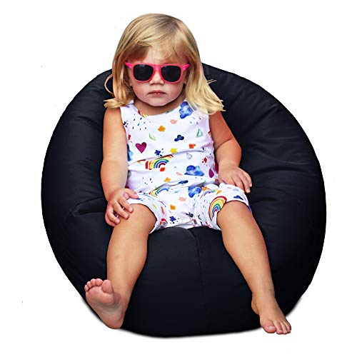 rucomfy Bean Bags Indoor/Outdoor Small Kids Bean Bag (Navy)