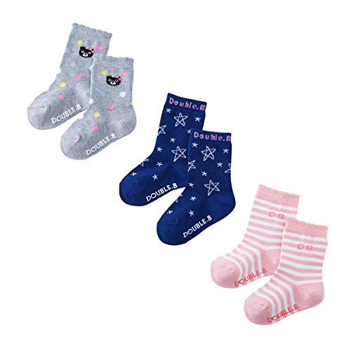 DOUBLE_B Socks Pack, 64-9622-829, Boys, 4.3-7.5 inches (11-19 cm)