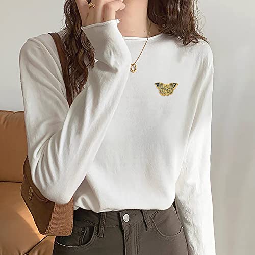 Image of Cheriswelry 16Pcs Butterfly Theme Enamel Pins Set Enamel Butterfly Lapel Pins Insect Animal Brooch Pins 14-30mm for Clothes Jacket Bags Backpack Hats Decoration