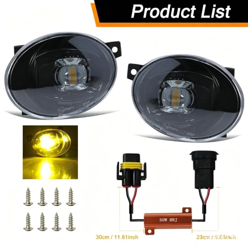 Feu antibrouillard LED jaune pour Sprinter W907 W910 phare 2H0941699 - 2