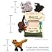 Folkmanis Woodland Animal Finger Puppet Set, Multicolor, 8