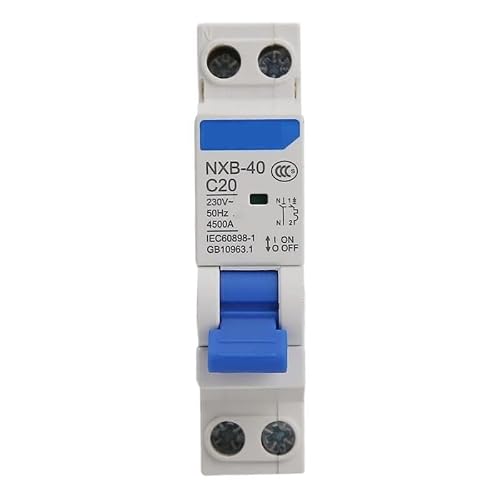 2RD58I8PM NXB-40 Circuit Breaker; 1P+N C20 4.5kA