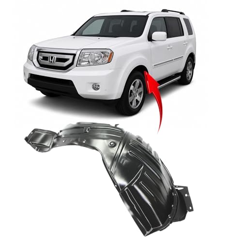 Image of FitParts Compatible with Honda Pilot 2009-2011 Front Left Fender Liner