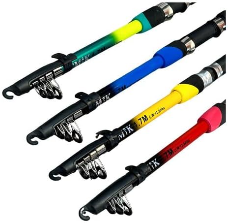 Vara de Pesca Telescópica MFK, 1.70 Metros, 10 Lbs, Molinete, Mul...