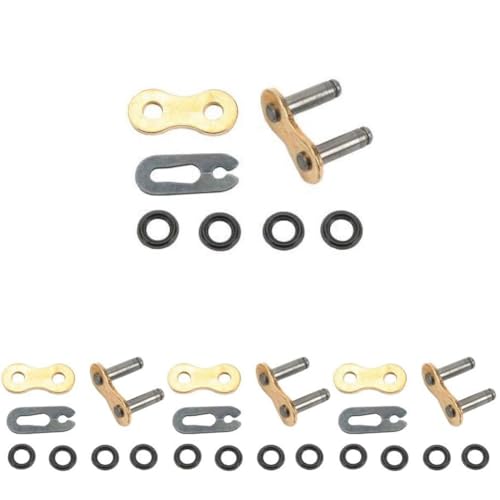 Image of DID (520DZ2-GB-RJ-CL) Gold High Performance DZ2 Series Non-O-Ring Clip Type Connecting Link (Pack of 4)