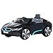 Produktbild ROLLPLAY Premium Elektrofahrzeug mit Fernsteuerung und Rückwärtsgang, Für Kinder ab 3 Jahren, Bis max. 35 kg, 12-Volt-Akku, Bis zu 4 km/h, BMW i8 Concept Spyder, Schwarz