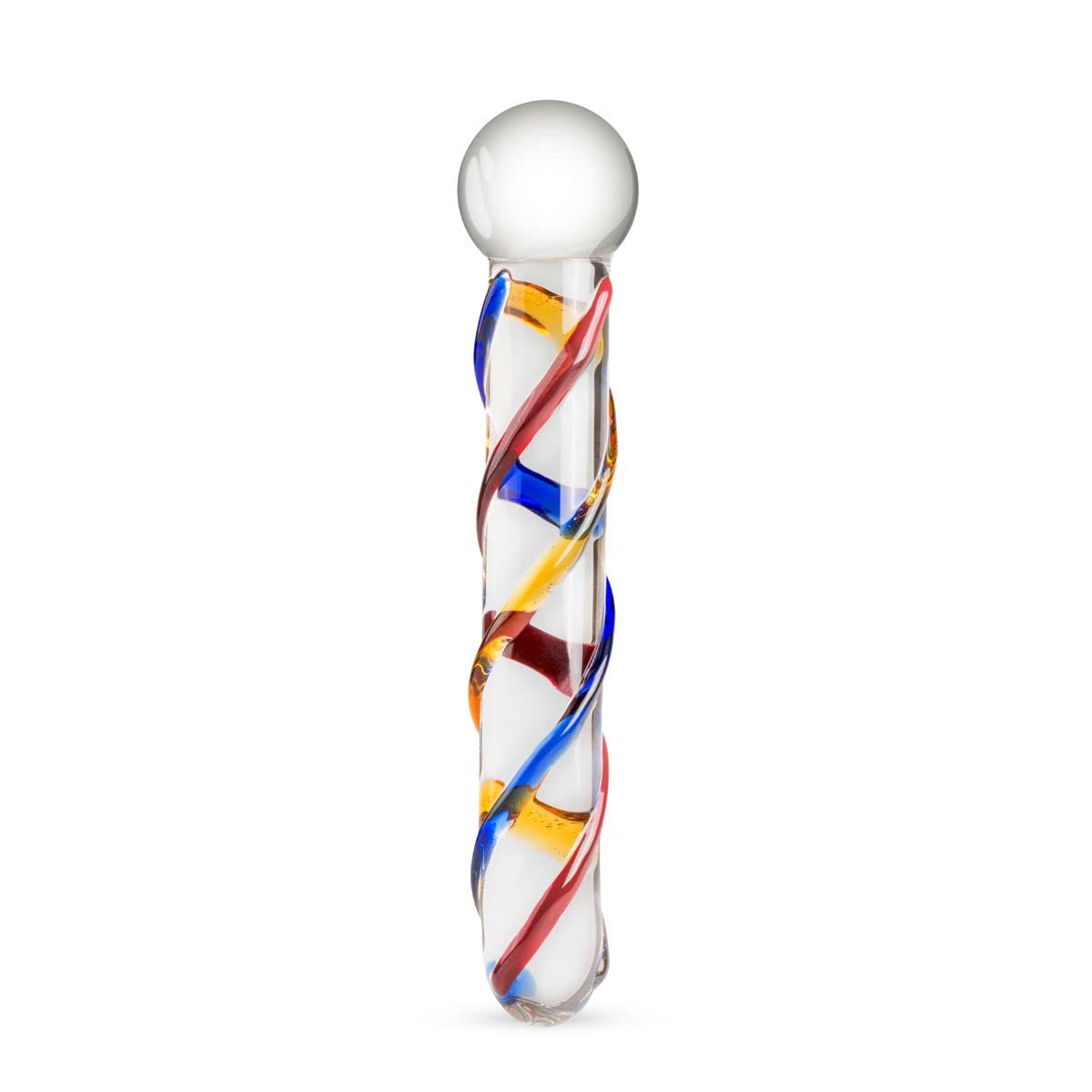 Gildo Glass Dildo No. 10, Multicoloured, GIL004CLR