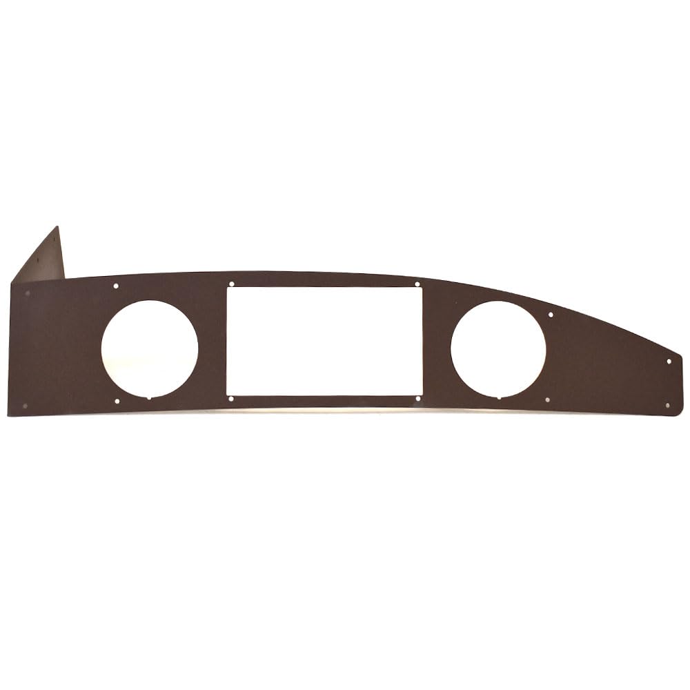 Cobalt Boat Blank Dash Panel 503156WB | 30 3/4 Inch Brown Aluminum
